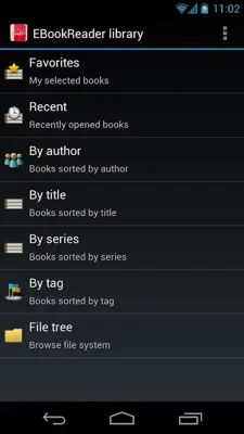 EBookReader android App screenshot 10