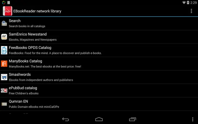 EBookReader android App screenshot 3