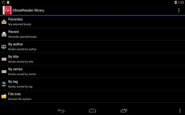 EBookReader android App screenshot 4